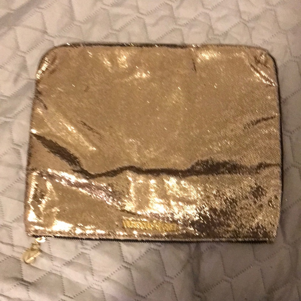 Victoria Secret Gold Pouch